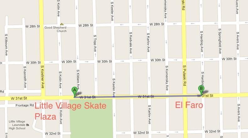 Little Village Skateboard Plaza Skate Park Chicago